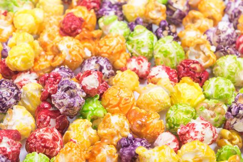 Colorful Selection of Popcorn
